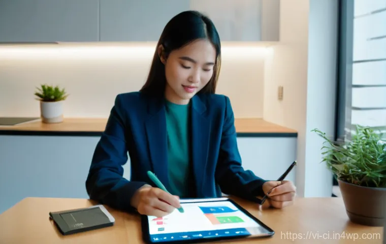 버킷 예산 시스템의 재정적 이점 분석하기 - **Prompt 1: Financial Clarity and Control with Bucket Budgeting**
    "A young Vietnamese woman, in ...