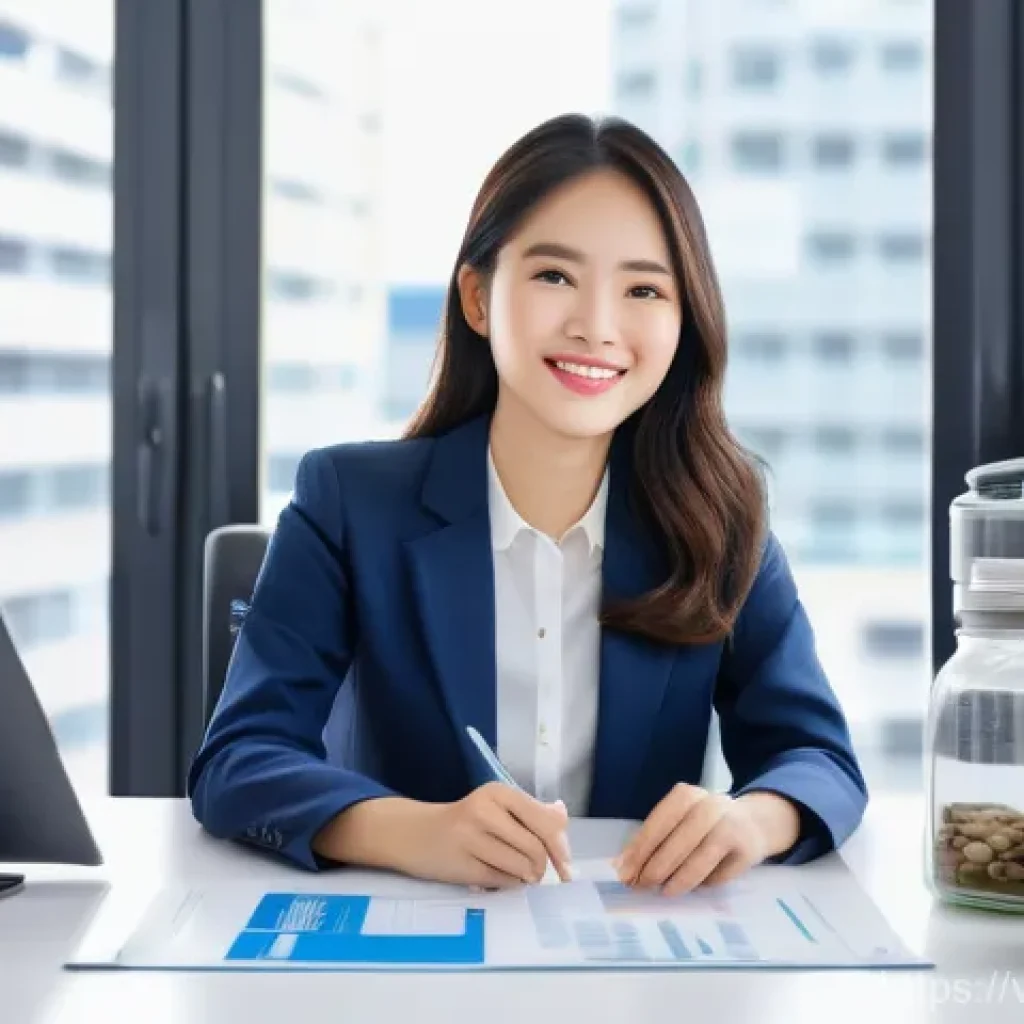 버킷 예산 시스템과 사회적 책임의 통합 - **Prompt:** A vibrant and organized scene depicting a young Vietnamese professional (male or female,...