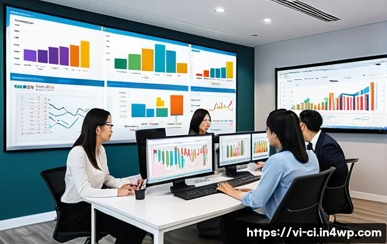 버킷 예산 시스템의 실무 적용 방법 - A modern Vietnamese small business office scene showing a diverse team of professionals gathered aro...